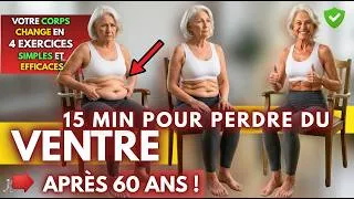 Miniature : 4 exercices pour PERDRE du VENTRE et tonifier la SANGLE ABDOMINALE - en douceur avec CHAISE
