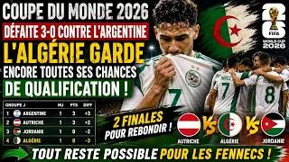 Miniature : Qualification de l'Algérie  tous les scénarios expliqués