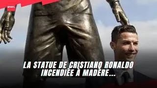 Miniature : La statue de Cristiano Ronaldo incendiée à Madère...#foot