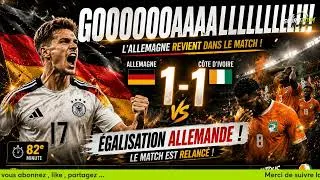 Miniature : Copie de DIRECT LIVE  ALLEMAGNE - COTE D'IVOIRE /🔥🇨🇮LES ELEPHANTS FACE A UN CADOR!/🏆COUPE DU MONDE