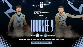 Miniature : Championnat de France Nationale 1 - Phase 2 - Journée  9 -  PSB13 vs C'Chartres Métropole Basket