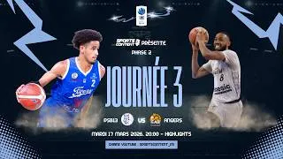 Miniature : Highlights - Nationale 1 - Phase 2 - J3 - PSB13 vs Etoile Angers Basket