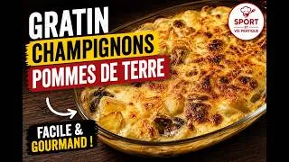 Miniature : Gratin champignons pommes de terre au cookeo