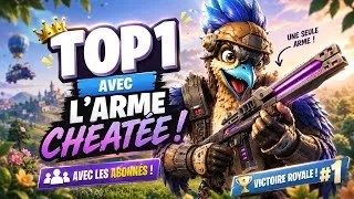 Miniature : Cette PM est TROP CHEATÉE… Objectif TOP 1 sur FORTNITE ! 