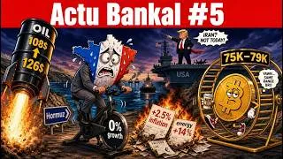 Miniature : Actu Bankal #5 - France à l’arrêt, pétrole en orbite, Bitcoin qui piétine