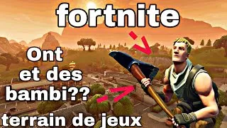 Miniature : Prank Fortnite!! On ce fait passer pour des bambi sur terrain de jeux (Rage quit)
