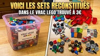 Miniature : Voici les #sets #lego reconstitués avec le #vrac trouvé à 3€ en #ressourcerie !