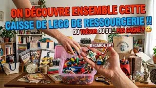 Miniature : #déballage de la #caisse de #lego trouver en #ressourcerie pour 3€ !!