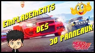 Miniature : NEED FOR SPEED PAYBACK EMPLACEMENTS DES 30 PANNEAUX / TROPHÉE " DANS LE PANNEAU "