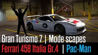 Miniature : Gran Turismo 7 | Mode Scape | Ferrari 458 Gr.4 Pac-Man !!