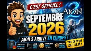 Miniature : 🔥 AION 2 EUROPE EN SEPTEMBRE 2026 ! Serveurs EU,  modèle économique, changements...