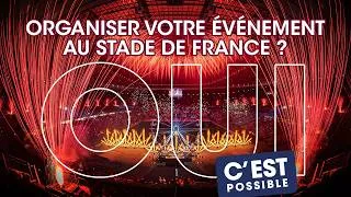 Miniature : Organiser SON événement au Stade de France ? Oui, c’est possible !