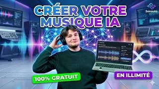 Miniature : Créer une musique IA 100% GRATUITEMENT en ILLIMITÉ