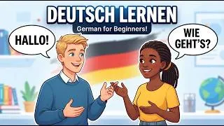 Miniature : Apprendre l’Allemand A1 : Dialogue Facile entre Lukas et Emma 🇩🇪