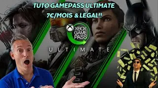 Miniature : Tuto Xbox Gamepass pas cher 7€/mois & légale!!