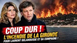 Miniature : L'incendie de la Gironde : un coup dur pour Laurent Delahousse et sa compagne (épouse) !