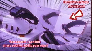 Miniature : La vérité sur les batteries externes du Meta Quest 3 :  des tests et une solution inédite annoncée !