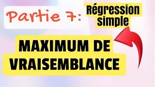 Miniature : Partie 7 : Régression simple - méthode du maximum de vraisemblance