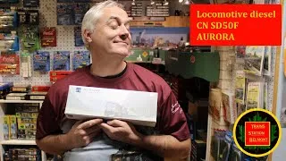 Miniature : Locomotive diesel CN SD50F - Aurora