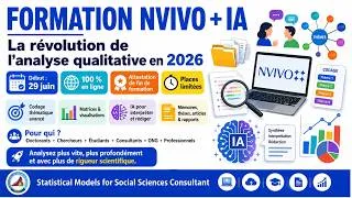 Miniature : Formation NVivo et IA : maîtrisez l’analyse qualitative en ligne