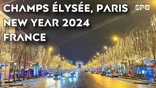 Miniature : Walk in Paris Champs Élysée | Paris New Year 2024