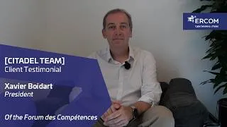 Miniature : The voice of our customers: Testimonial from the Forum des compétences about Citadel Team