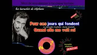 Miniature : Karaoké  HALLYDAY   * Quand le masque tombe ( devoc )