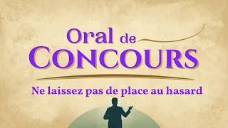 Miniature : Un oral de concours, ça se prépare sérieusement