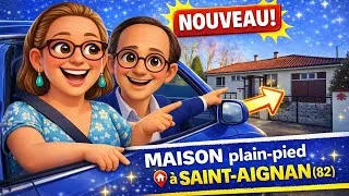 Miniature : Maison plain-pied à Saint-Aignan (82) – Visite vidéo