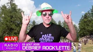 Miniature : En direct – Rock'lette: LE DÉBRIEF (rediffusion) #Concert #LiveReport