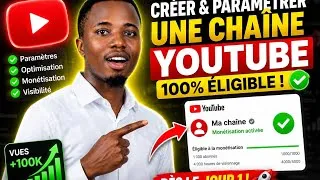 Miniature : CRÉER ET PARAMÉTRER UNE CHAÎNE YOUTUBE ÉLIGIBLE ÀLA MONÉTISATION #YouTube #Monetisation #YouTube2026