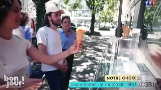 Miniature : Crème glacée ou sorbet : que choisir pour cet été ? Reportage dans la matinale Bonjour! @TF1INFO