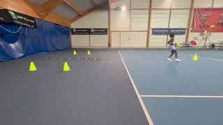 Miniature : Parcours coordination, appuis et adresse au tennis