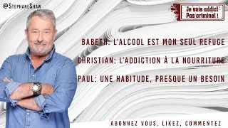 Miniature : Babeth, Christian et Paul partagent leur addiction à la nourriture et à l'alcool.