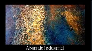 Miniature : Peinture abstraite Craquelée Facile/Style Industriel