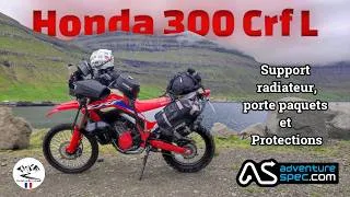 Miniature : Honda CRF300 L support radiateur, porte paquets et protections Adventure Spec.
