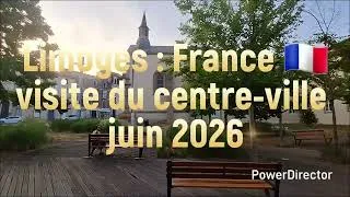 Miniature : Limoges : visite du centre-ville France 🇨🇵 juin 2026. ( Walking tour visit)