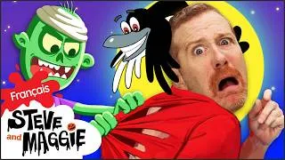 Miniature : La maison hantée d’Halloween | Va t’en, monstre effrayant ! ET PLUS avec Steve et Maggie Français