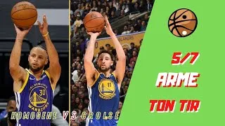 Miniature : COMMENT AMELIORER SON TIR AU BASKET - Etape 5 bis - Tireur homogène VS croisé