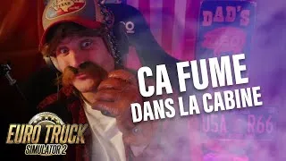 Miniature : Je suis pas encore routier de l'extrême 🤣 Ma cabine fume 🤣 Euro Truck Simulator 2 | Crash | ETS 2
