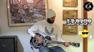 Miniature : Stiv teste la guitare Jack Daniel's du KCustom Shop de ROUTE66.store