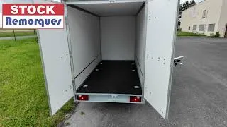 Miniature : Remorque Fourgon 750kg 1m80