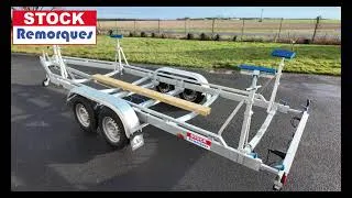 Miniature : Remorque porte Voilier 7m 3500kg