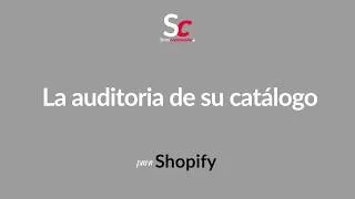 Miniature : Sc para Shopify : La auditoria de su catálogo