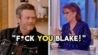 Miniature : Blake Shelton Kicked  Off The View After HEATED Clash With Joy Behar.