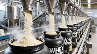 Miniature : How Is Whey Protein Made? The Massive Industrial Process Behind Every Scoop