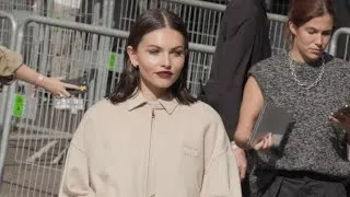 Miniature : Thylane Blondeau at the Miu Miu Womenswear Spring/Summer 2024 Fashion show in Paris