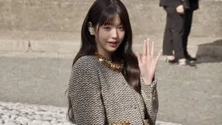 Miniature : Jang Won-young of IVE at the Miu Miu Womenswear Spring/Summer 2024 Fashion show in Paris