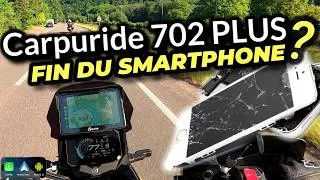 Miniature : Test Carpuride 702 Plus : fini le smartphone en moto ? (CarPlay, GPS, caméras)