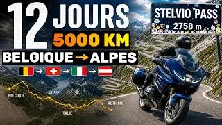 Miniature : Road trip moto : De la Belgique au Stelvio → Italie – Galères & paysages incroyables (Le Film)